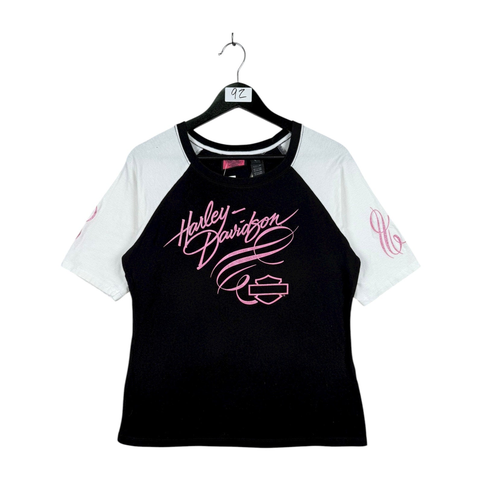 Vintage Harley Davidson Glittered T-Shirt