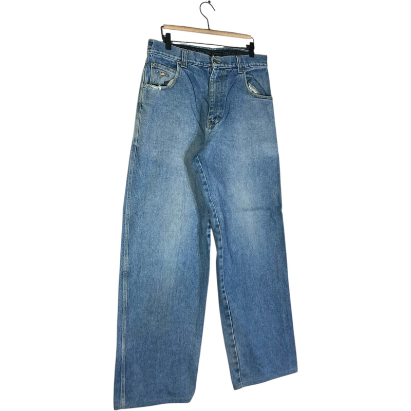 Vintage Chico Straight Leg Utility Denim Jeans Large