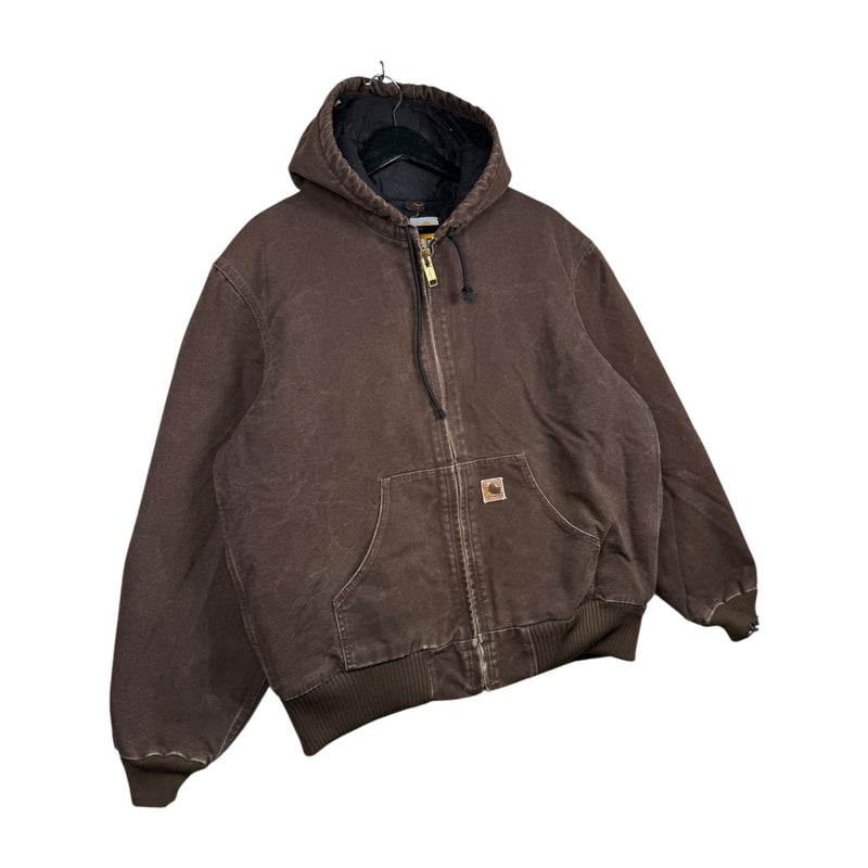 Vintage Carhartt Insulated Active Full Zip Hoodie