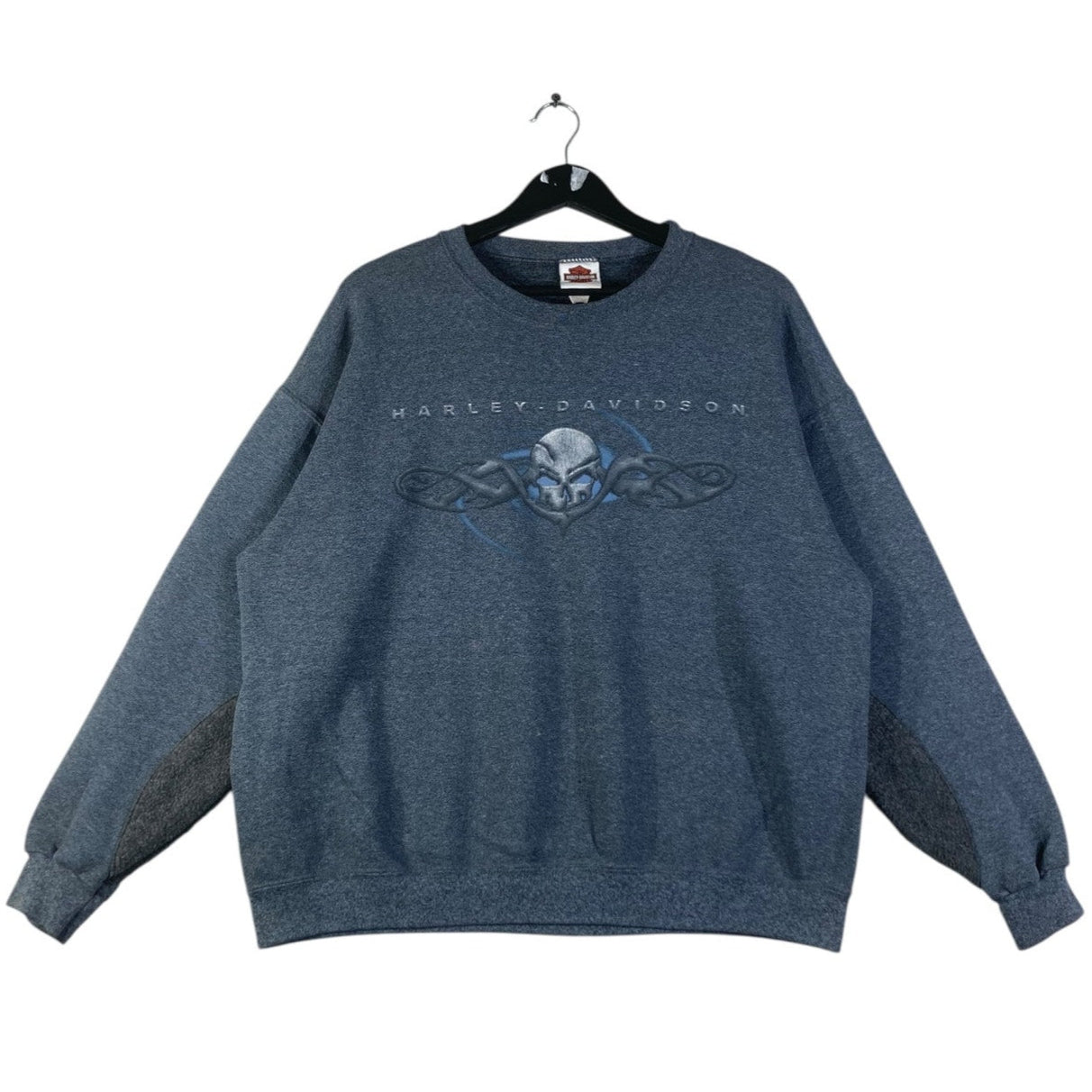 Vintage Harley Davidson Skull Graphic Crewneck