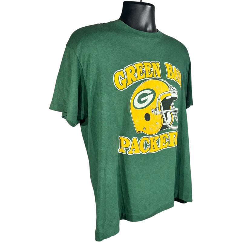 Vintage Green Bay Packers NFL Helmet Logo Tee