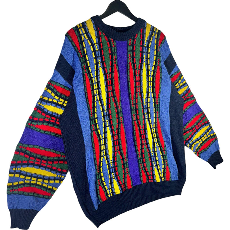 Vintage 3D Knit Sweater