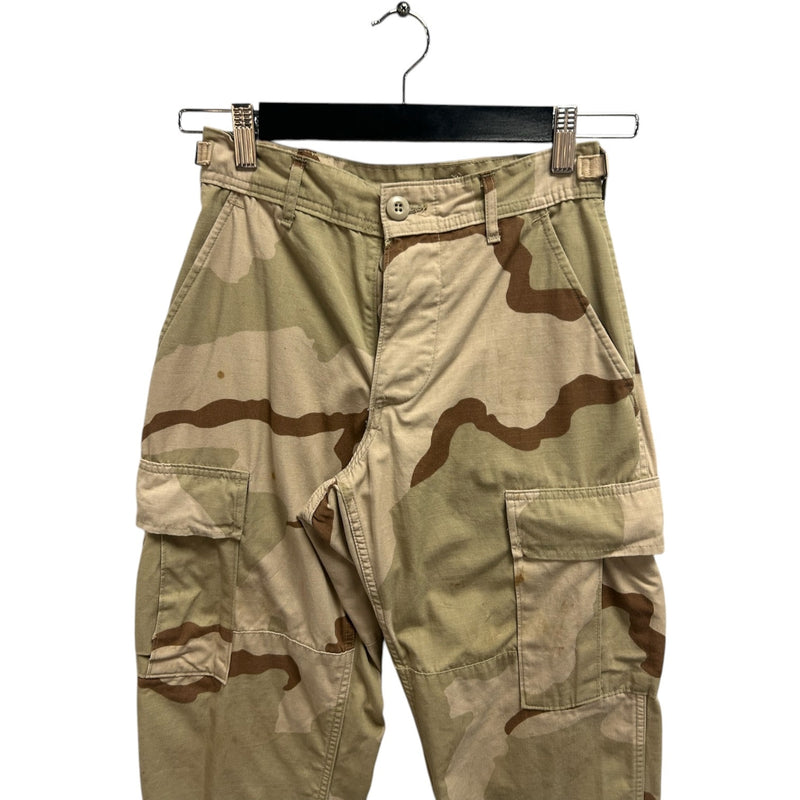 Vintage Military Surplus Camouflage Cargo Pants 26x27