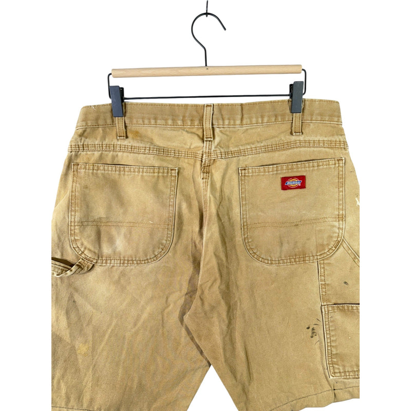 Vintage Dickies Splatter Carpenter Work Shorts 36