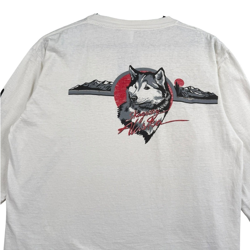 Vintage Alaska Husky Dog Graphic Long Sleeve