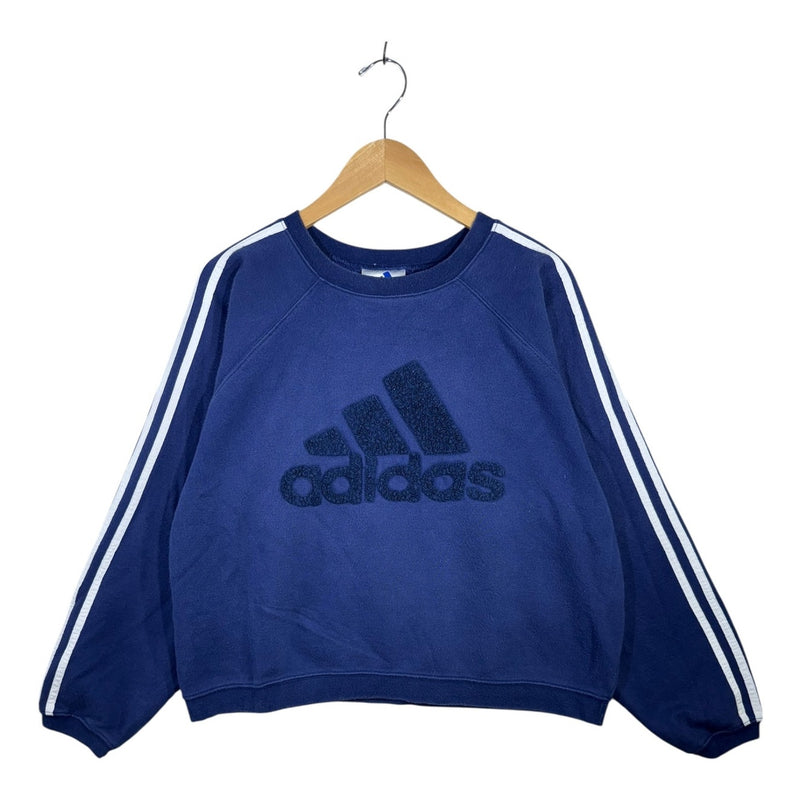 Vintage Adidas Trefoil 3-Stripes Crewneck