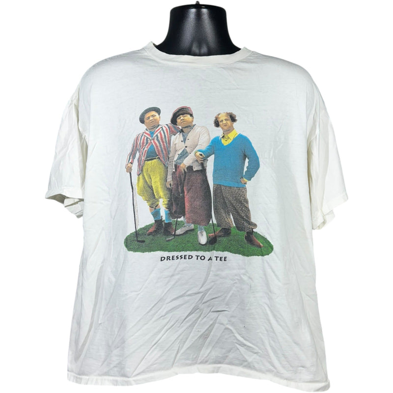 Vintage The Three Stooges "Dressed To A Tee" Golf Novelty Tee