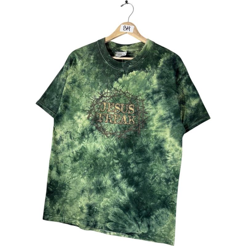 Vintage Jesus Freak Jeremiah 20:9 Graphic Tie Dye T-Shirt