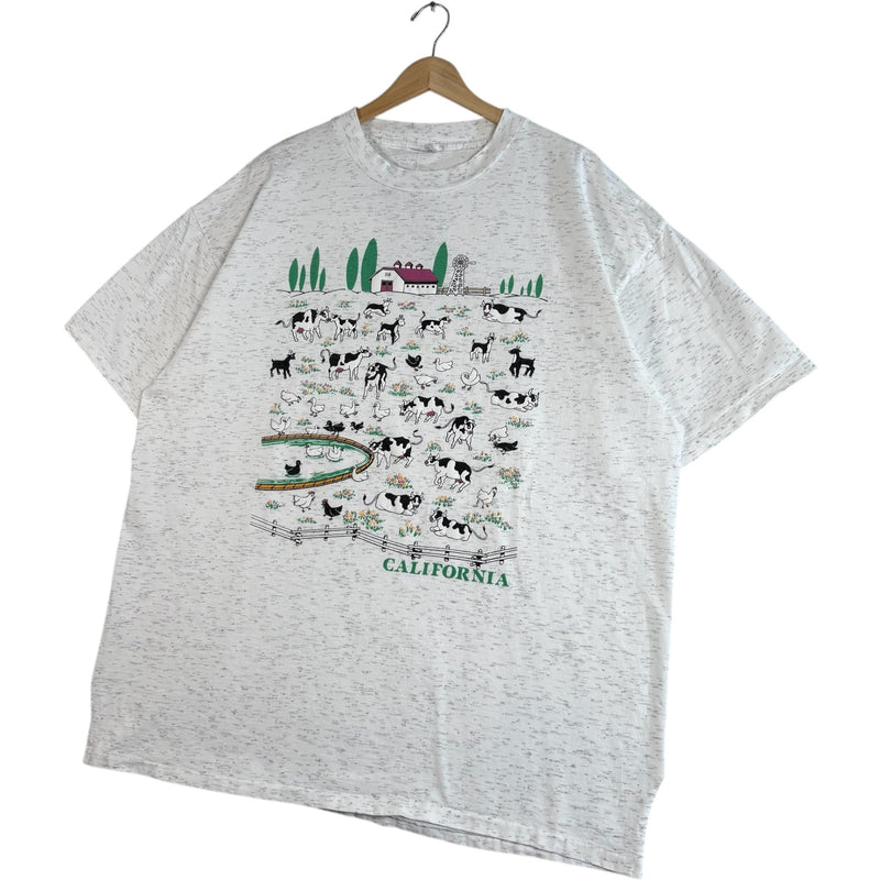 Vintage California Cow Farm Souvenir Tee