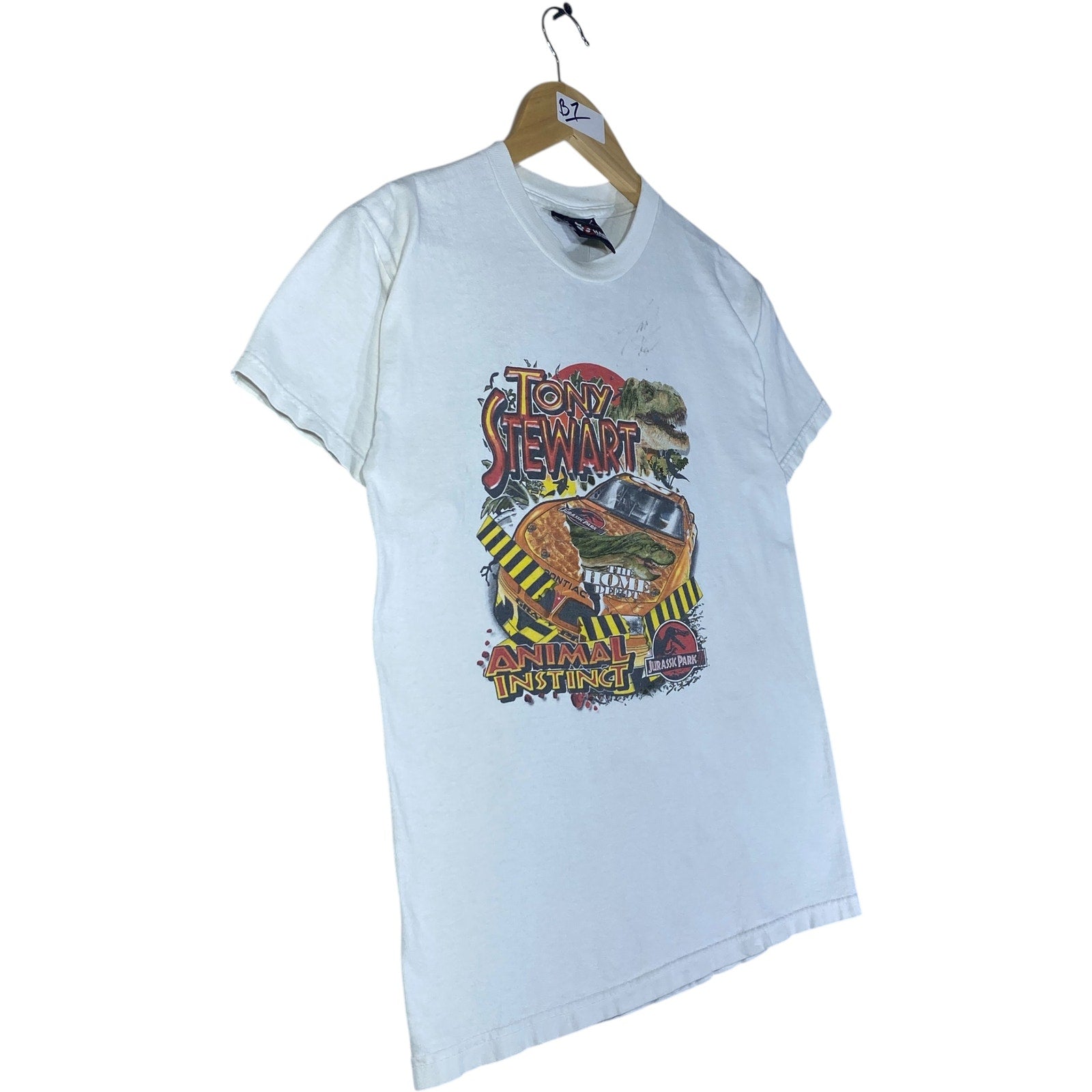 Vintage Tony Stewart 20 Jurassic Park T-Shirt