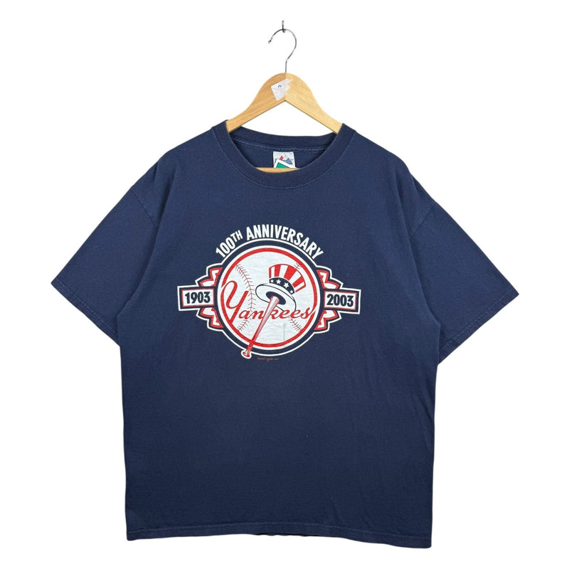 Vintage Majestic New York Yankees 100th Anniversary MLB T-Shirt