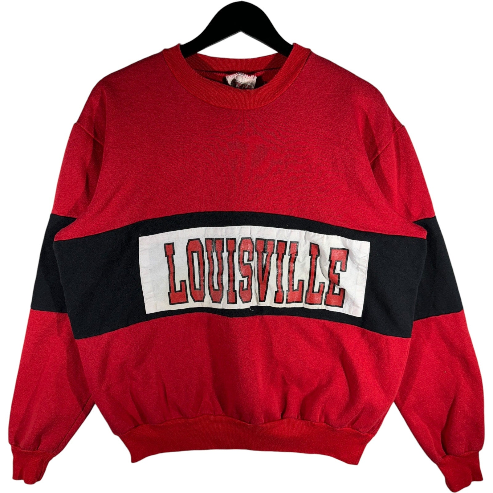 Vintage Nutmeg University Of Louisville Spellout Crewneck