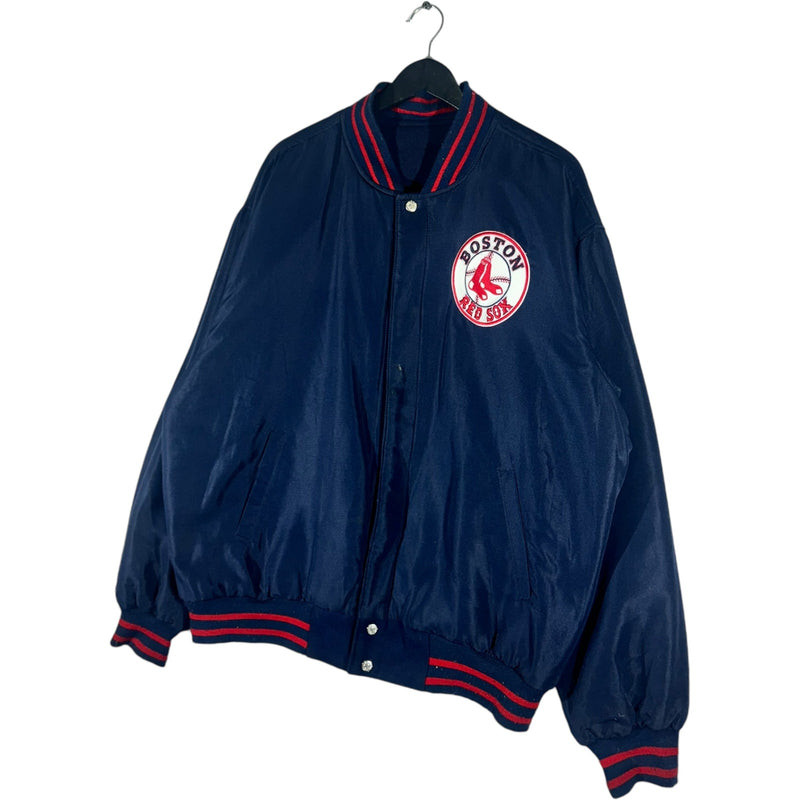 Vintage Jeff Hamilton Boston Red Sox Reversible Varsity Jacket