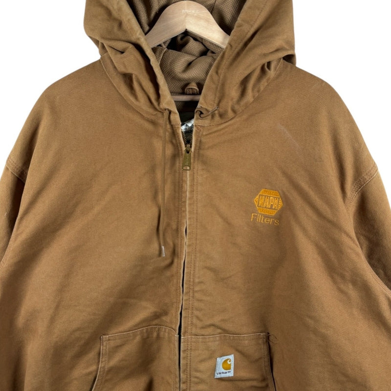 Vintage Carhartt Thermal Lined Hoodie Full Zip Jacket