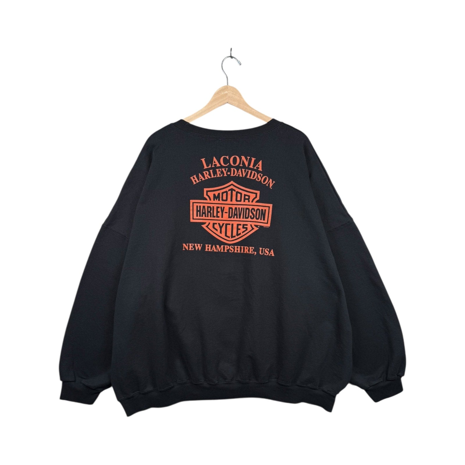 Vintage Harley Davidson V-Twin Engine Graphic Crewneck