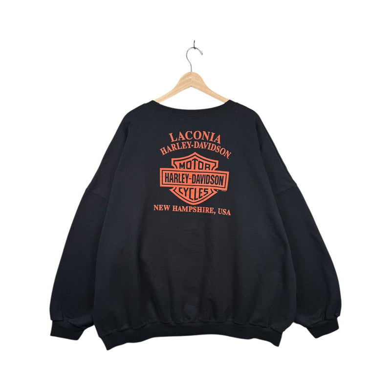 Vintage Harley Davidson V-Twin Engine Graphic Crewneck