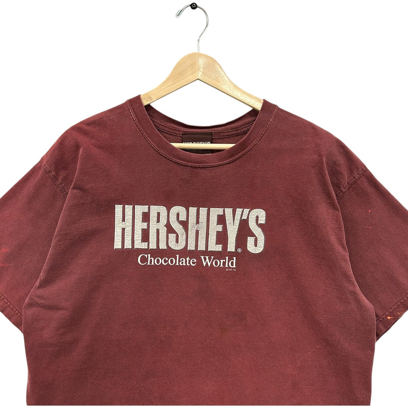 Vintage Hershey's Chocolate World Spellout Tee 2005