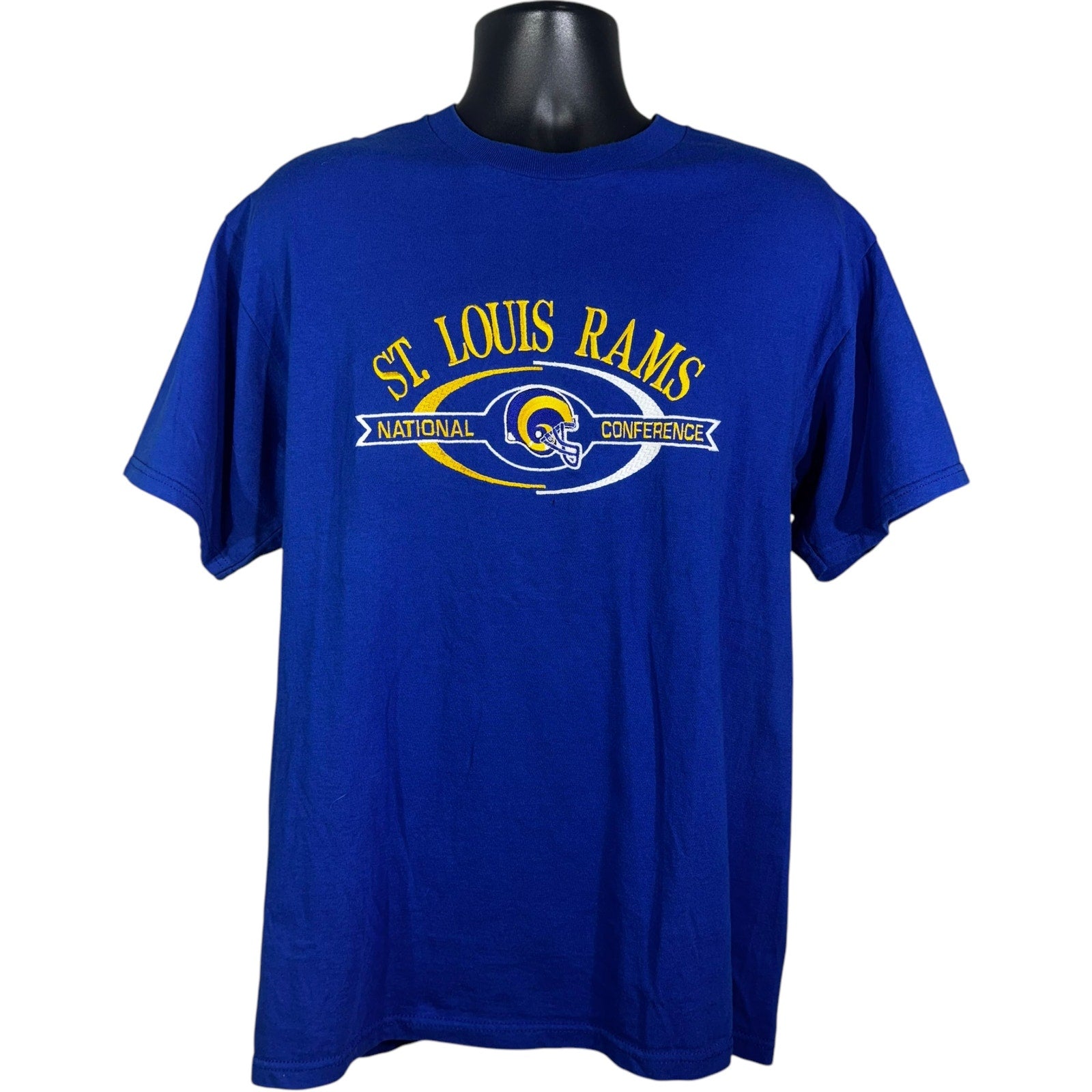 Vintage Logo Athletic St. Louis Rams Spellout NFL Tee