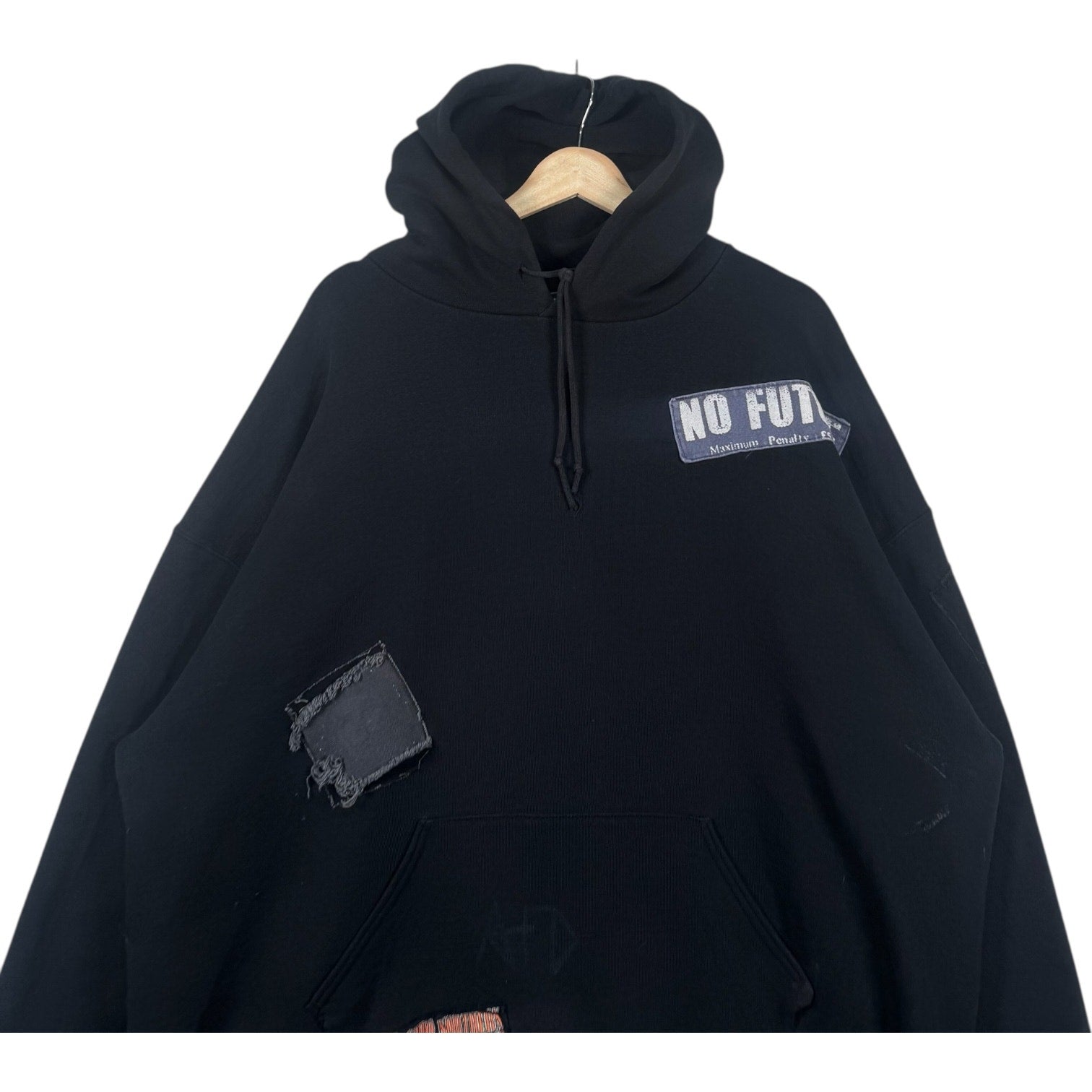 Vintage Russell Patchwork Hoodie
