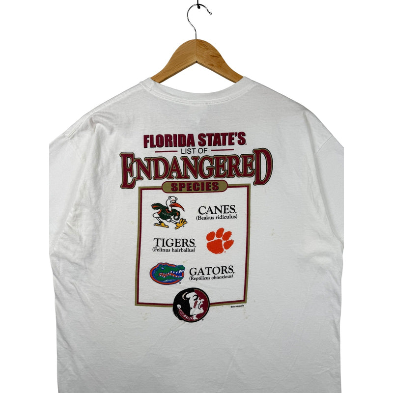 Vintage Florida States List Of Endangered Species T-Shirt