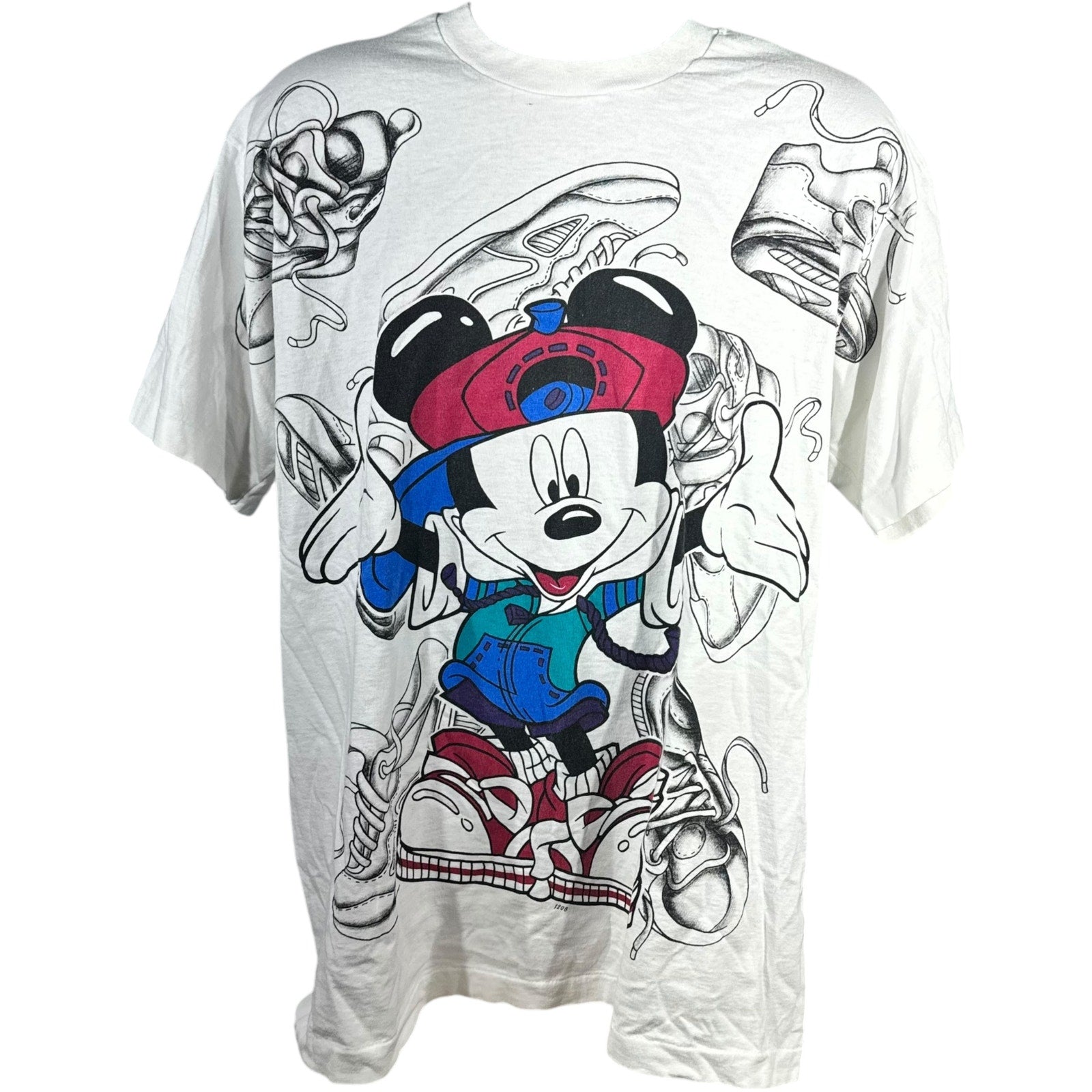 Vintage Mickey Unlimited Mickey Mouse Sneaker Tee 90s