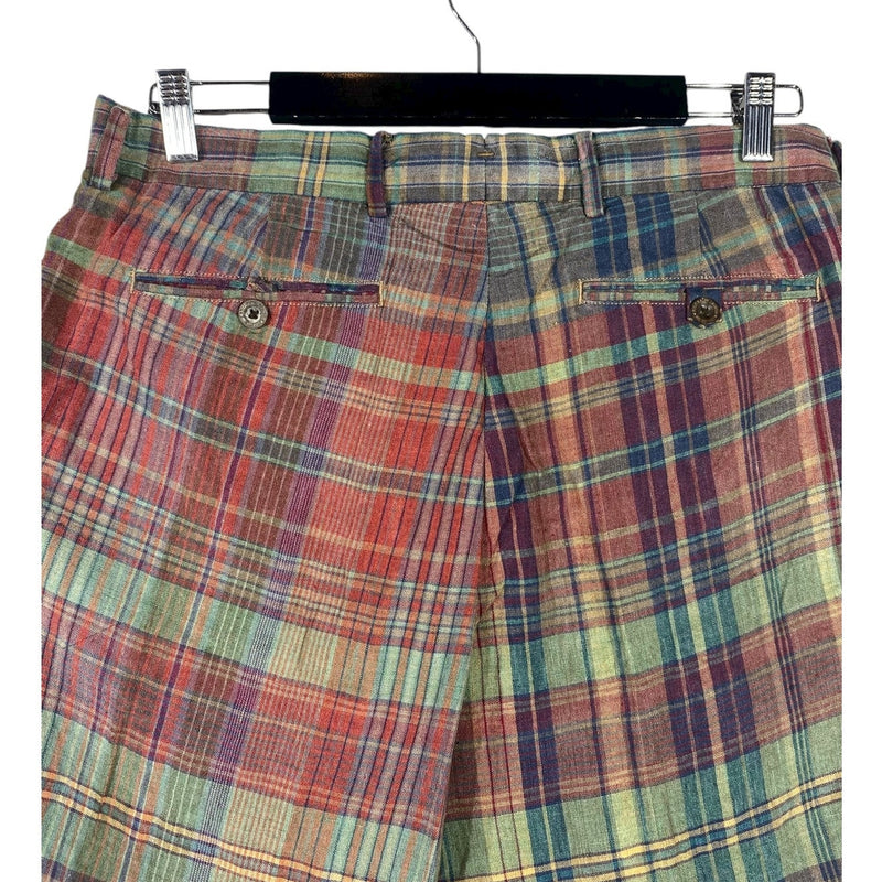 Vintage India Madras by Ralph Lauren Casual Shorts 34