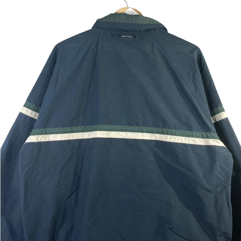 Vintage Reflective Stripe Windbreaker Jacket