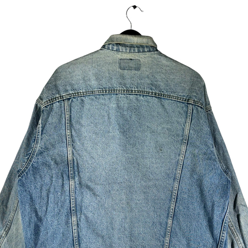 Vintage Denim Medium Wash Trucker Jacket