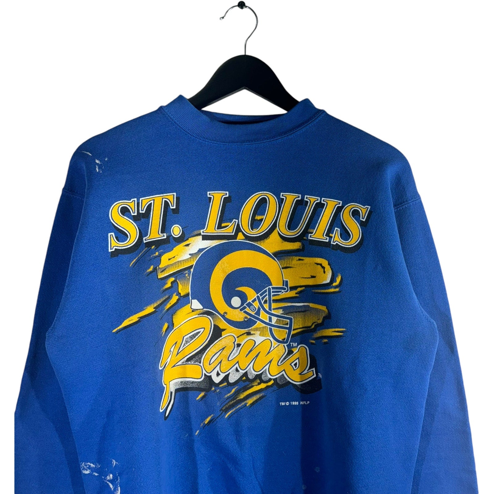 Vintage St. Louis Rams Helmet Logo Crewneck