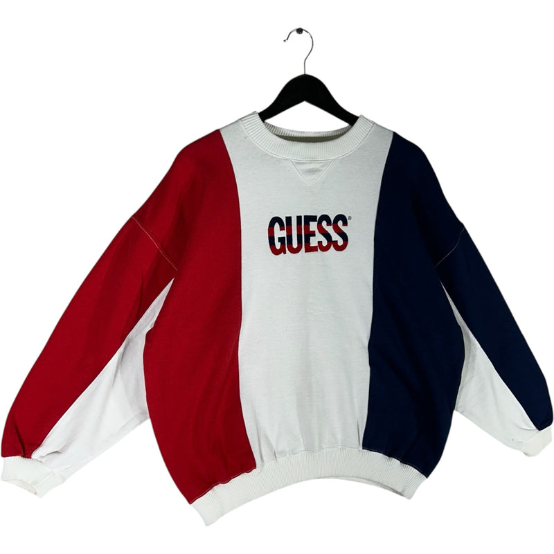 Vintage Guess Color Block Crewneck