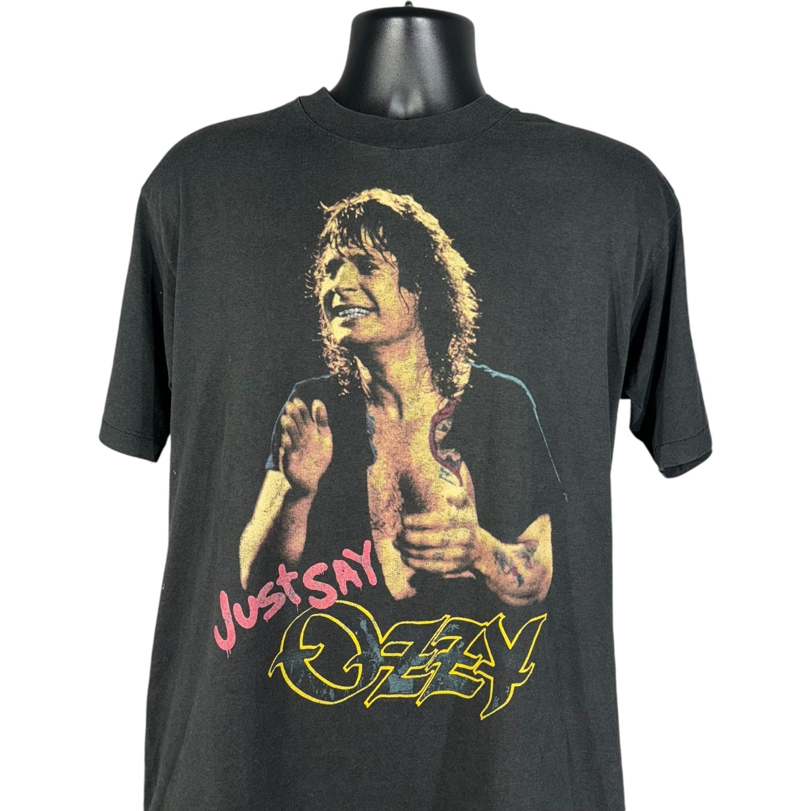 Vintage "Just Say" Ozzy Osbourne Music Tee 80's