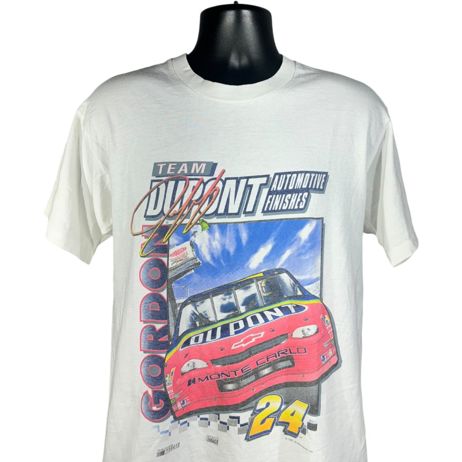 Vintage Jeff Gordon Team Dupont #24 NASCAR Tee 1997