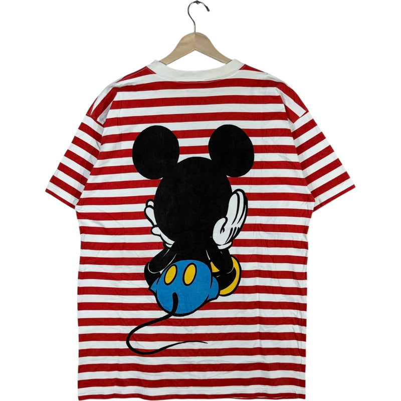 Vintage Disney Mickey Mouse Striped Tee