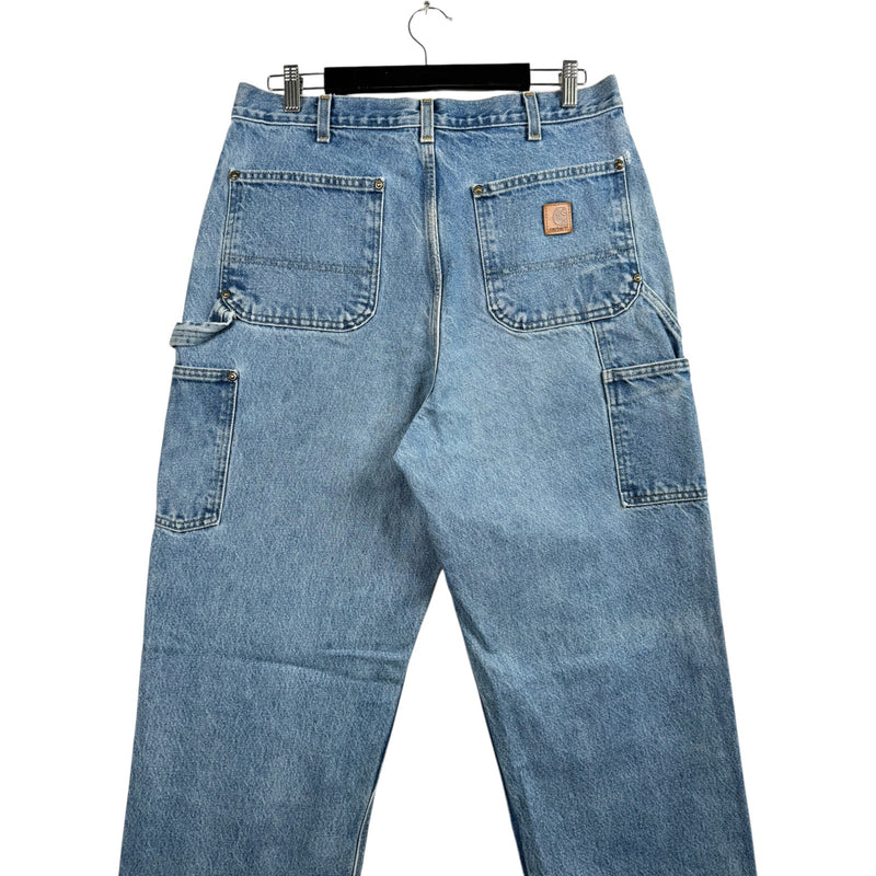Vintage Carhartt Loose Straight Double-Front Denim Jeans 34x34
