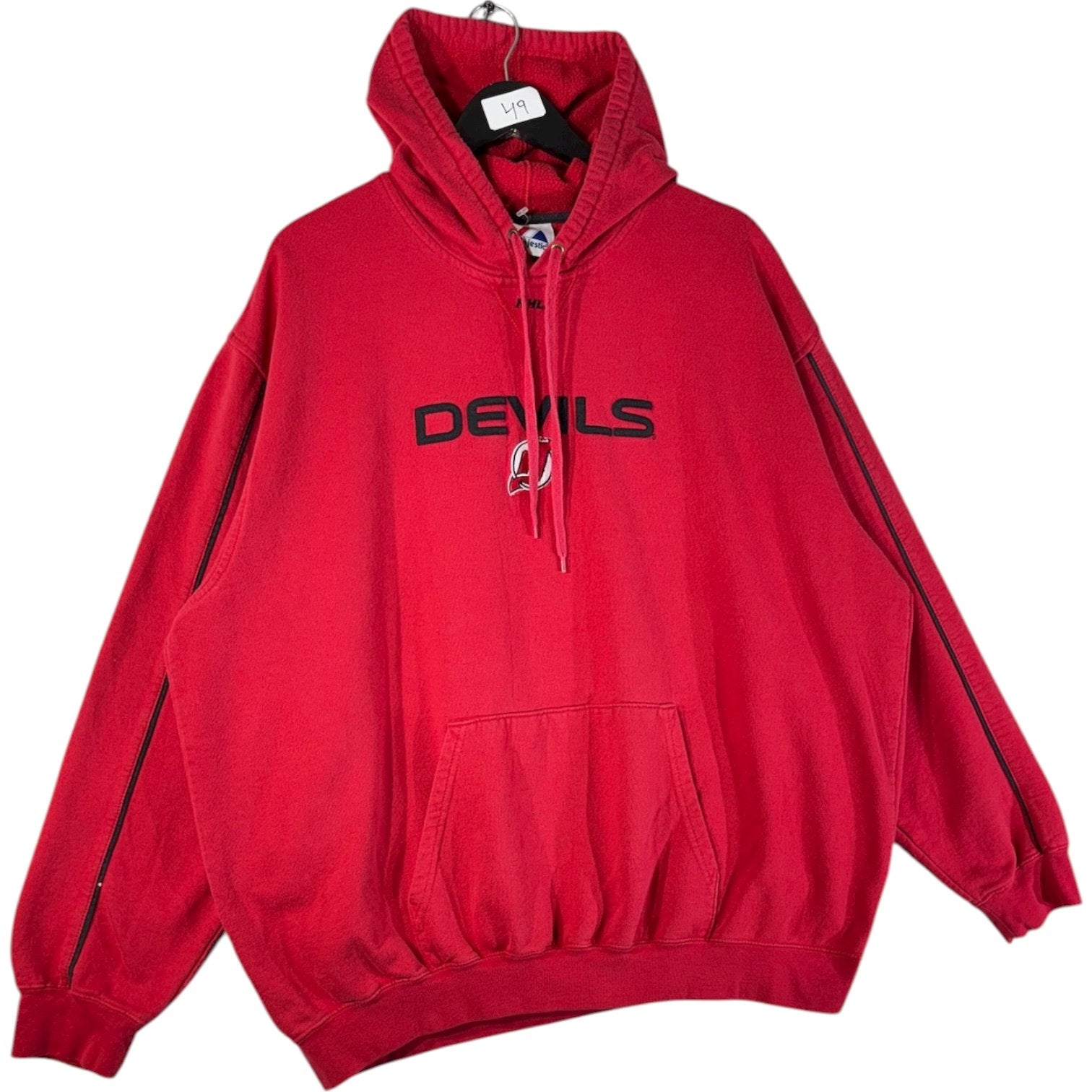Vintage Majestic Devils NHL Team Logo Hoodie