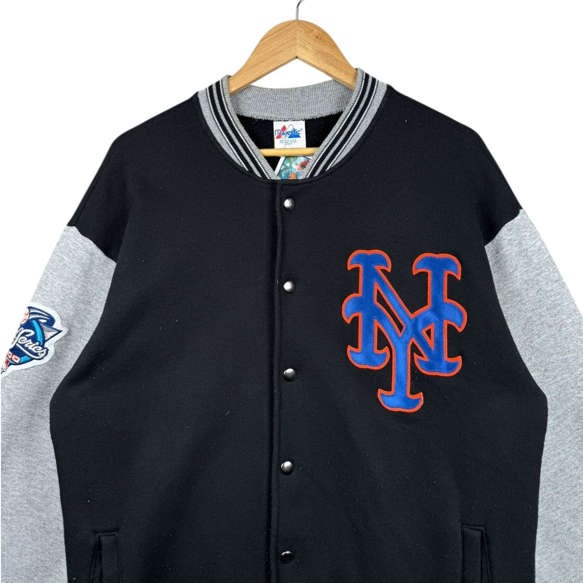 Vintage Majestic New York Mets MLB Varsity Jacket