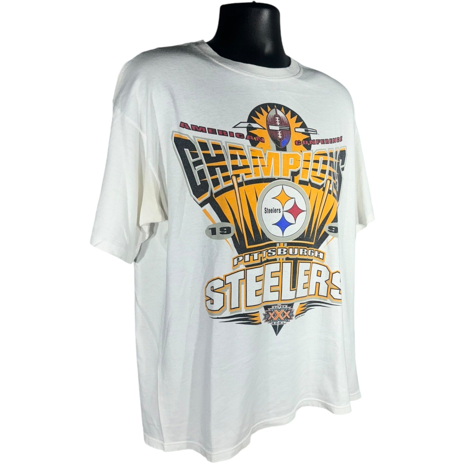 Vintage Pittsburgh Steelers Champions Tee 1995