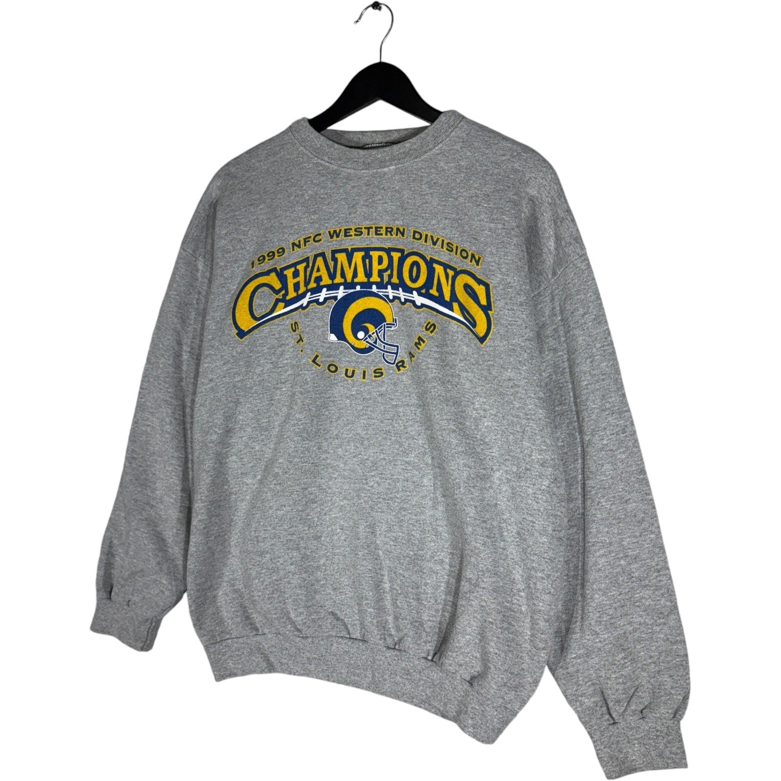 Vintage St. Louis Rams NFC West Champs Crewneck 1999