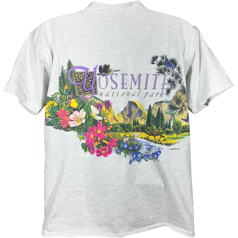 Vintage Yosemite National Park Nature Wrap Around Souvenir Tee