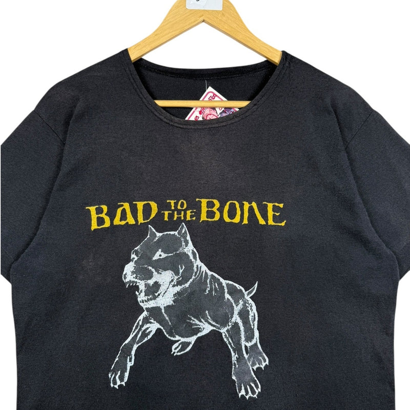 Vintage Bad to the Bone Dog Graphic T-Shirt