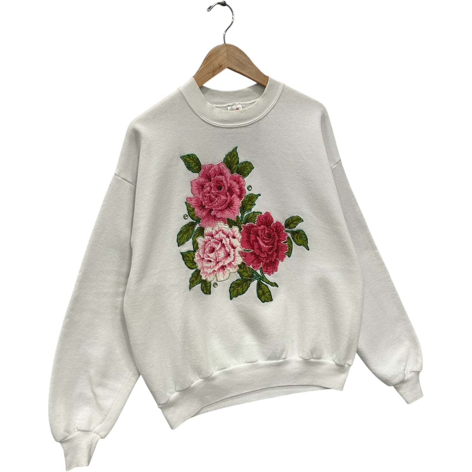 Vintage Jerzees Flowers Nature Crewneck 90s