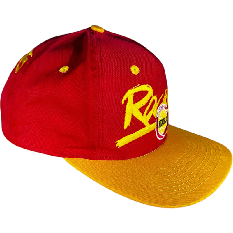 Vintage Houston Rockets NBA Spellout Snapback Hat 90s