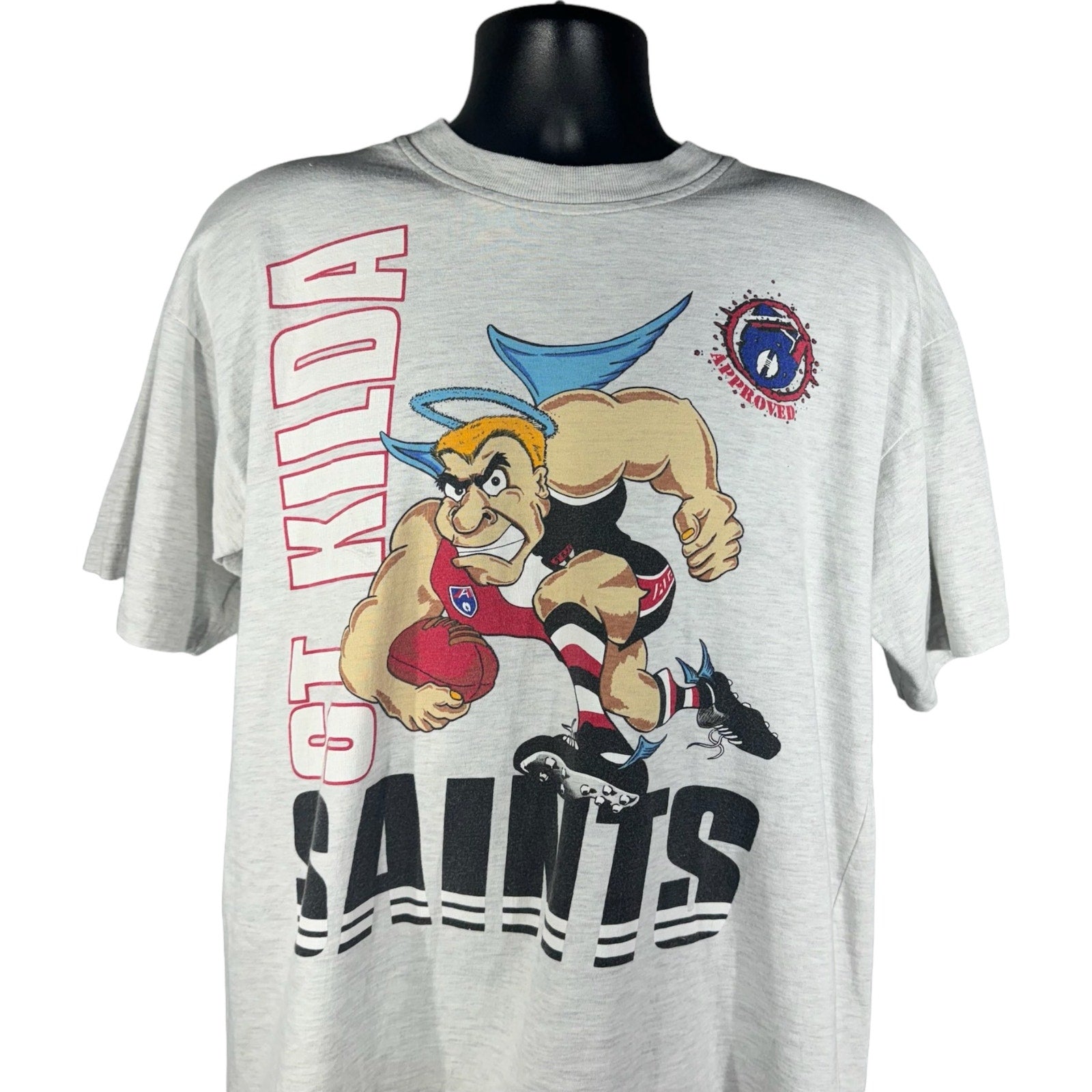 Vintage St Kilda Saints Football Club Mens AFL Tee