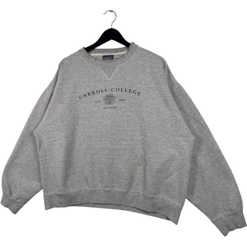 Vintage Carroll College Alumni Arch Spellout Crewneck