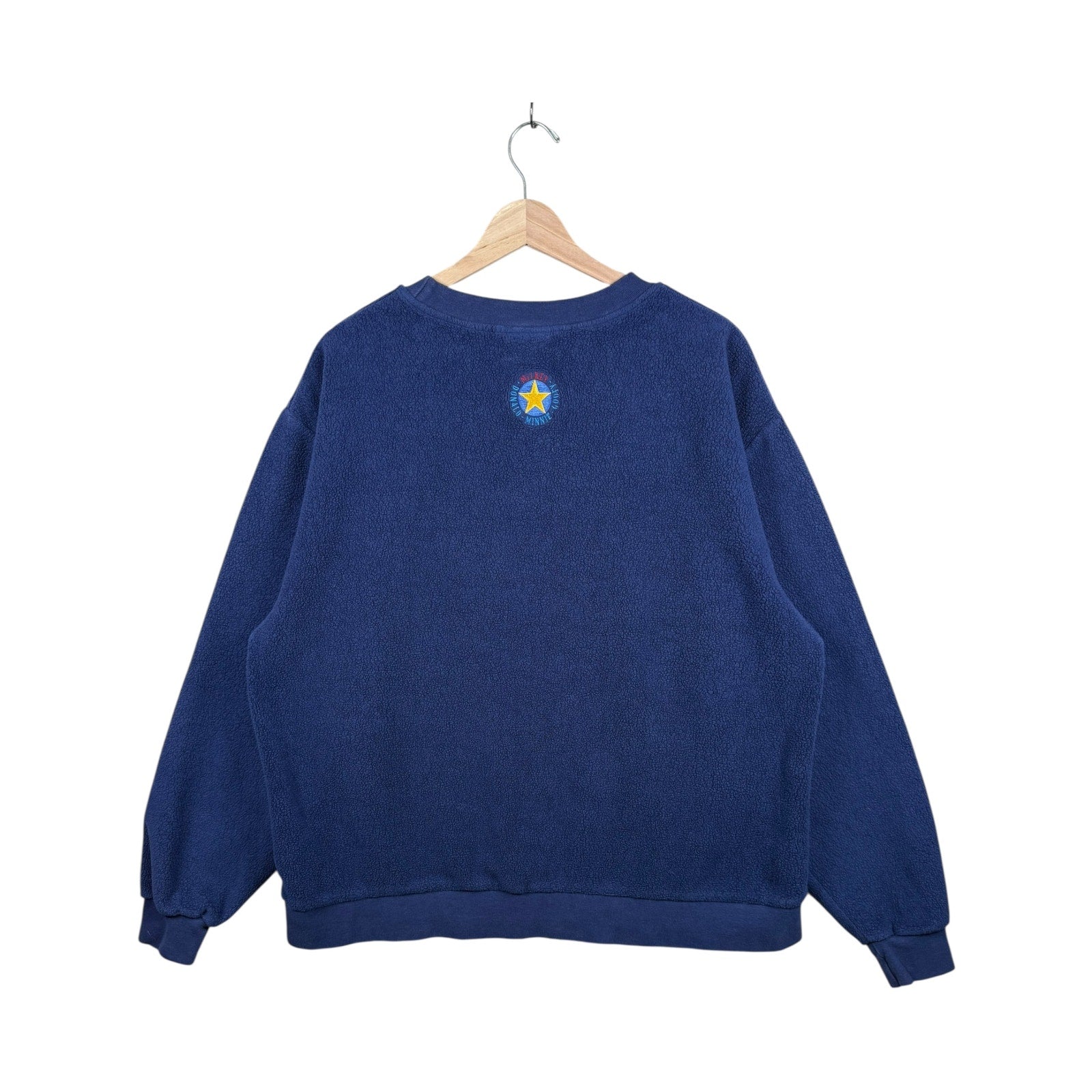 Vintage Disney Embroidery Mickey Minnie Donald Goofy Crewneck