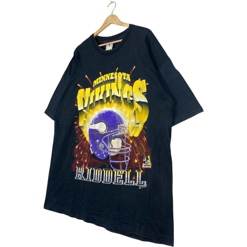 Vintage Minnesota Vikings Riddell Helmet NFL T-Shirt