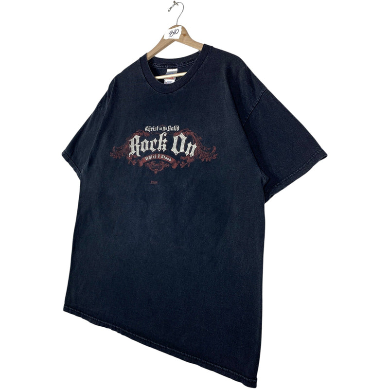Vintage Christ Is The Solid Rock On Which I Stand T-Shirt