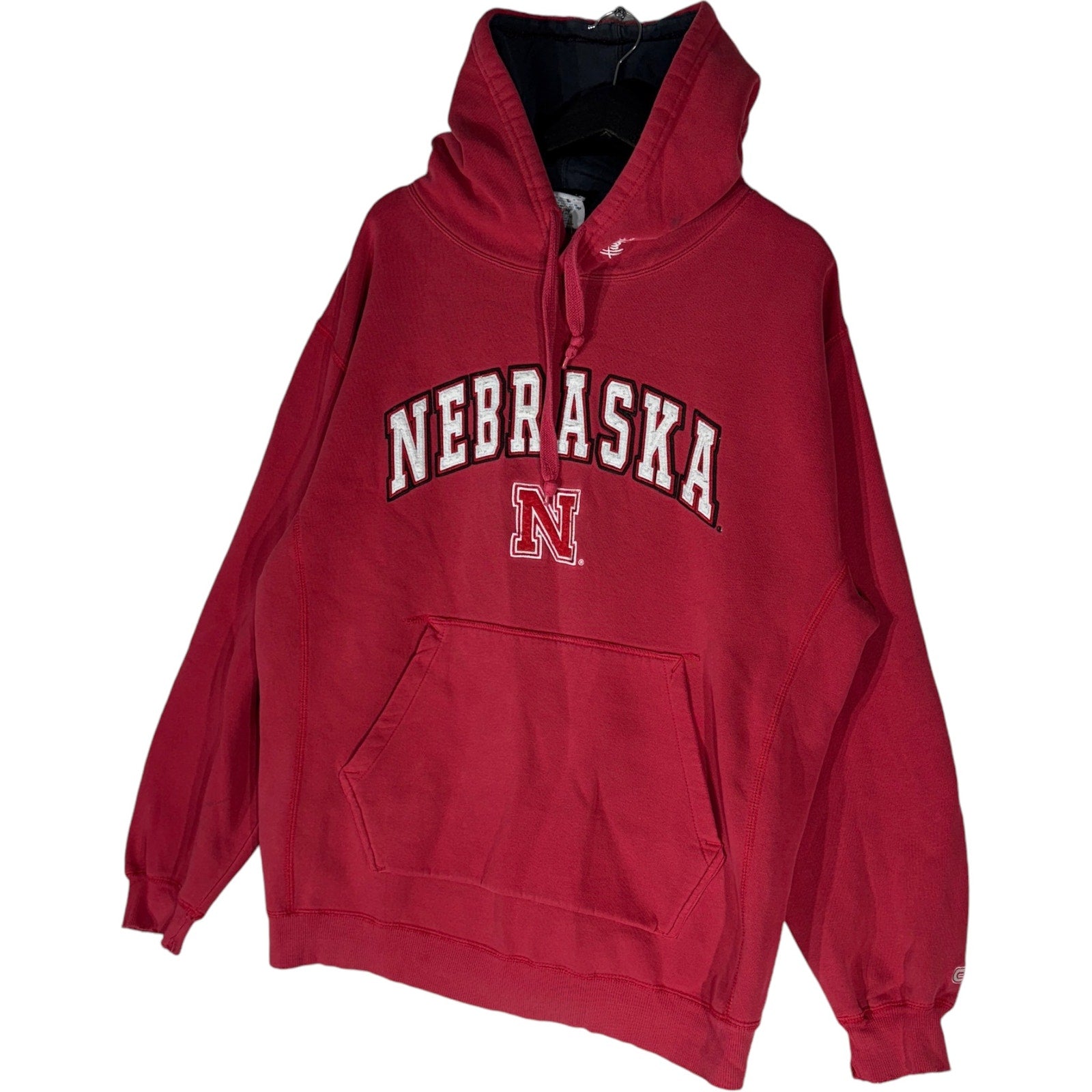 Vintage University Of Nebraska Spellout Hoodie