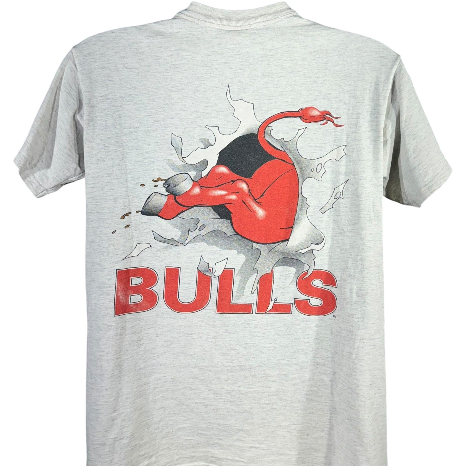 Vintage Chicago Bulls Nutmeg Mascot Breakthrough Youth Tee 90s