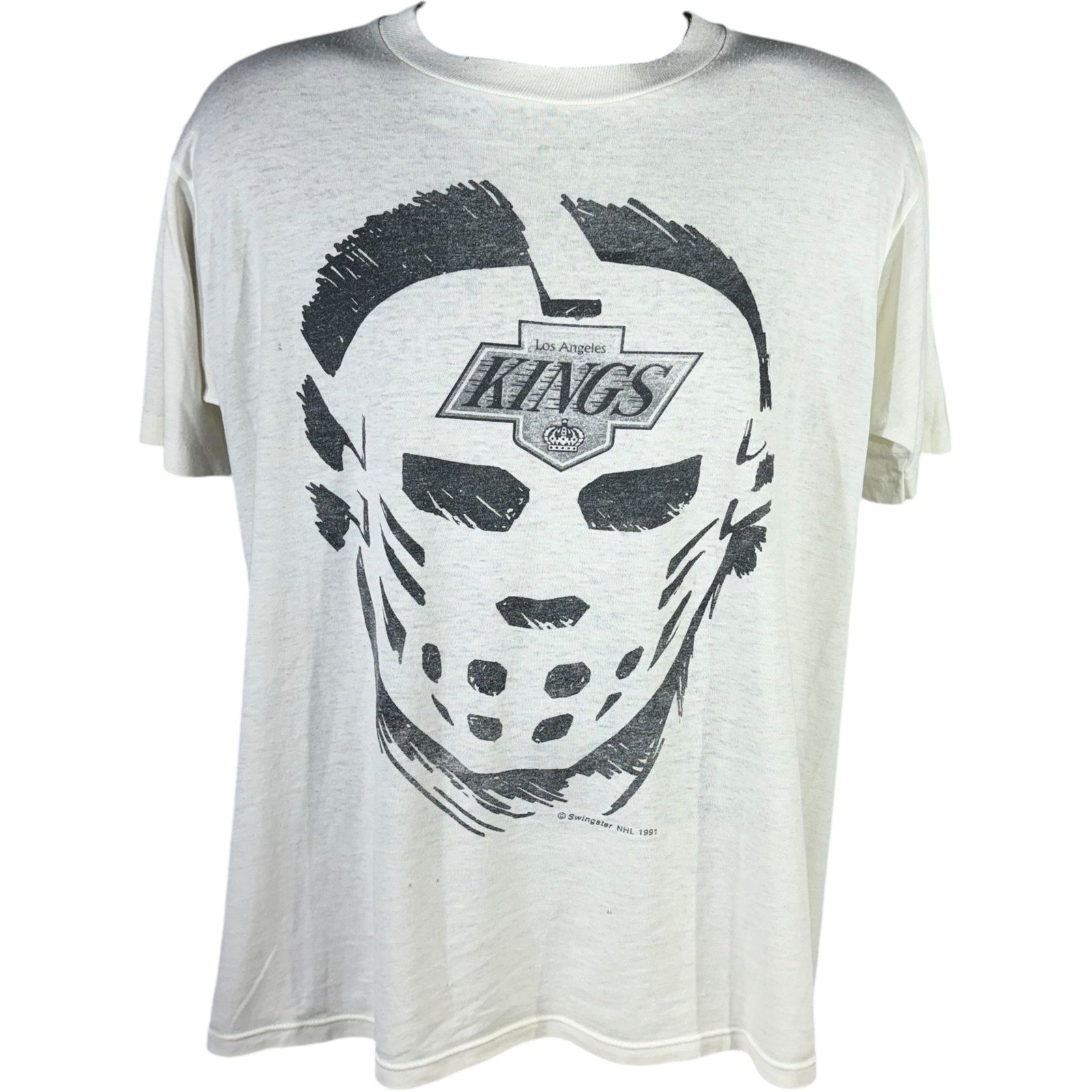 Vintage Los Angeles Kings Jason Goalie Mask Tee 90s